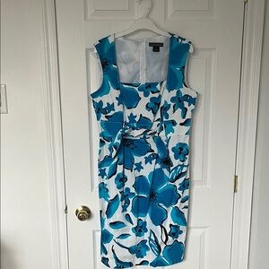 SUMMER SALE - Jessica Howard Blue Floral Midi Dress
